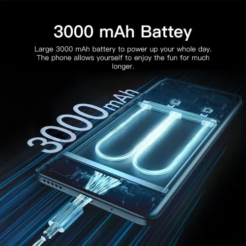 Vista 3 de Teléfono celular desbloqueado 2025, teléfono inteligente de 5.5 pulgadas 1+16 GB teléfonos móviles Android, teléfonos inteligentes de doble cámara