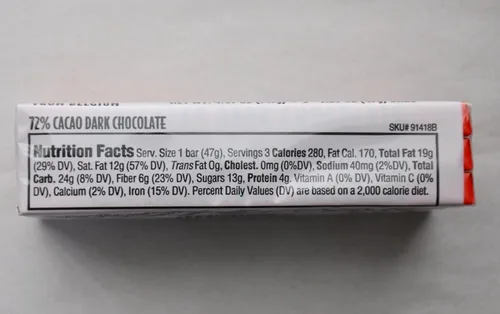 Vista 2 de Trader Joe's - Barras de chocolate negro belga paquete variado de 3 – Total 9 barras, 1.7 onzas