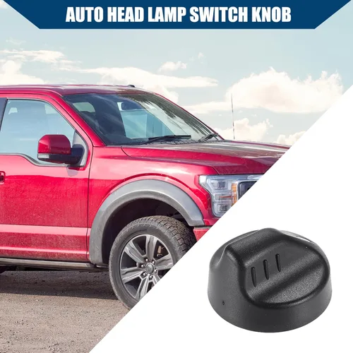 Vista 2 de XL3Z-11661-AAA - Pomo de interruptor de 4 ruedas 4x4 para Ford F-150 1997-2004 para Ford Expedition F-250, perilla de interruptor de luz principal