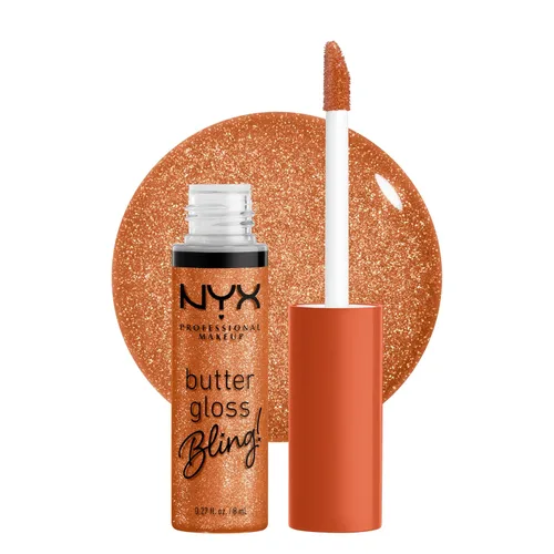 Vista 12 de NYX MAQUILLAJE PROFESIONAL Brillo de mantequilla, brillo de labios no pegajoso, - Eclair (rosa)