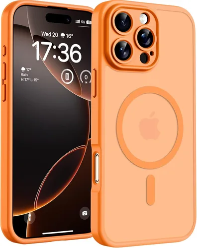 Vista 96 de TOCOL Funda para iPhone 11, compatible con Magsafe, protección completa de cámara, imanes integrados, protección contra caídas, funda translúcida