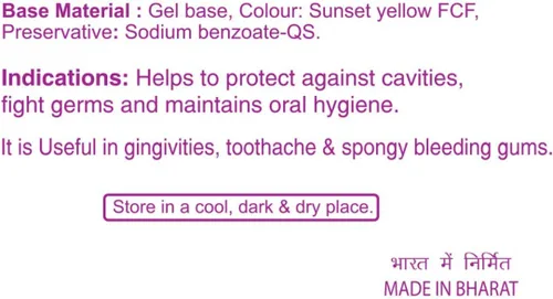 Vista 6 de Patanjali Cuidado dental junior: pasta de dientes Dant Kanti para niños, 3.53 oz - Higiene oral suave para sonrisas jóvenes