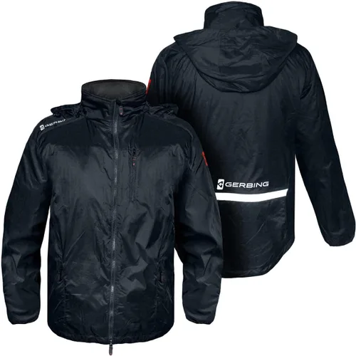 Vista 4 de Gerbing 12 V Forro térmico para chaqueta 2.0 – Ropa climatizada con 7 zonas de calor, capucha removible, equipo para motocicleta para montar