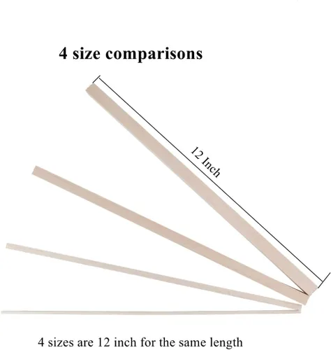 Vista 5 de Paquete de 12 varillas cuadradas de madera de 1/2 x 1/2 x 12 pulgadas, madera natural sin terminar para Cricut, hacer modelos de casa, avión, barco