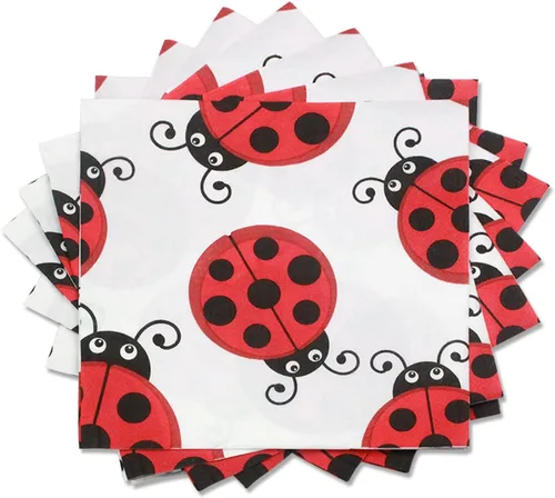 Vista 15 de Servilletas de Copo de Nieve, Servilletas Desechables de Papel para Almuerzo Navideño Decoraciones de Fiesta Temática de Nieve Azul, Servilleta