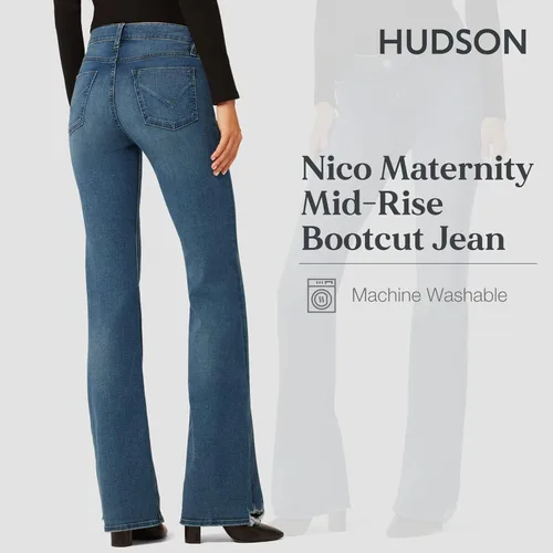 Vista 3 de HUDSON Nico Midrise Bootcut Maternity para mujer