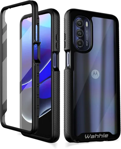 Vista 29 de wahhle Funda compatible con Motorola One 5G Ace, protector de pantalla integrado de cuerpo completo, a prueba de golpes, ajuste delgado, parachoques