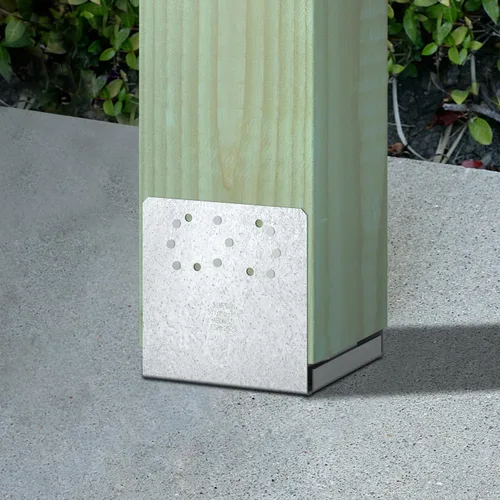 Vista 6 de Simpson Strong-Tie ABU88Z ABU ZMAX Base de poste ajustable galvanizada para 8x8