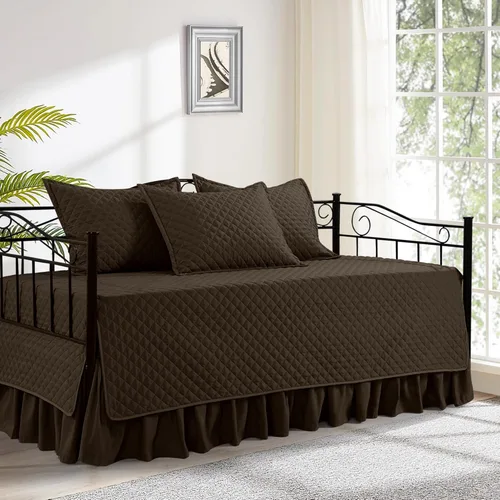 Vista 14 de HOMBYS Juegos de Fundas para Sofá Cama - Juego de Ropa de Cama para Sofá Cama con Costura de Diamante, Ropa de Cama Acogedora para Todas