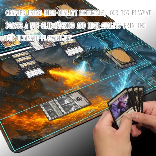 Vista 54 de Juego de mesa MTG de 14 x 24 pulgadas, compatible con OCG CCG RPG TCG Playmats (Call of Death)