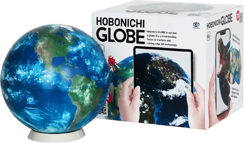 Vista 5 de Hobonichi Globe - Globo terráqueo interactivo AR de 5.9 pulgadas con aplicación gratuita