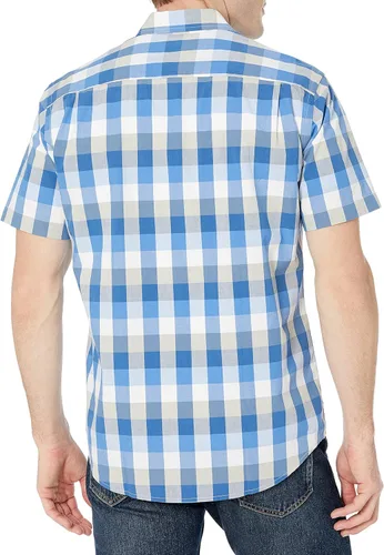 Vista 2 de Tienda Essentials - Camisa de popelina de manga corta y ajuste regular para hombre
