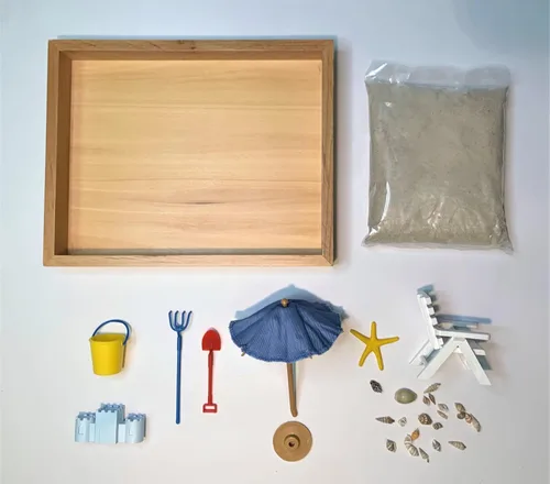 Vista 3 de Arenero de escritorio, "Un día en la playa