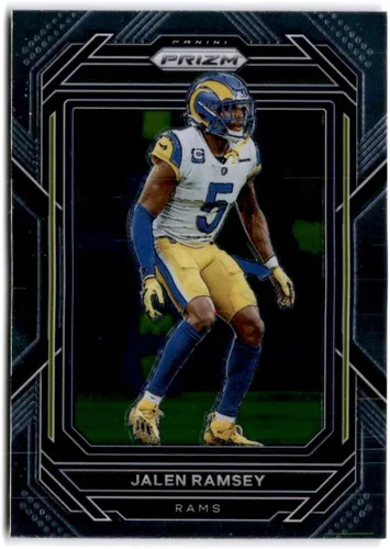 2022 Panini Prizm #165 Jalen Ramsey Los Angeles Rams NFL Football Trading Card