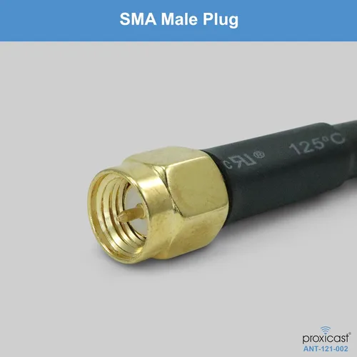 Vista 3 de Proxicast Antena de montaje de tornillo omnidireccional 4G/5G resistente al vandalismo de bajo perfil – Cable coaxial de 10 pies – para Cisco