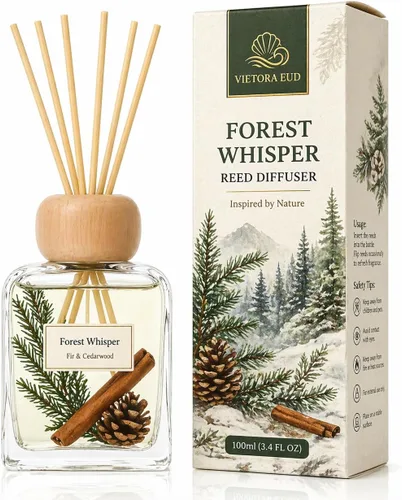 Vista 10 de Bamboo Reed Diffuser, 3.34 Fl Oz Esencial de bambú