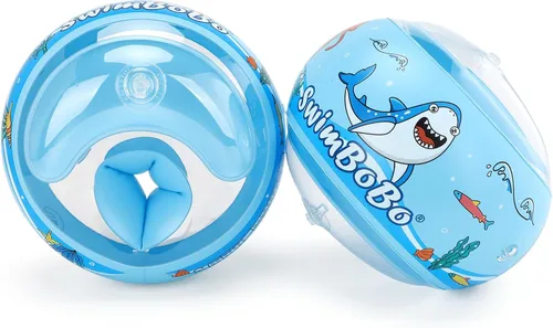 Vista 3 de Flotadores inflables de natación para niños pequeños de 3 a 6 años