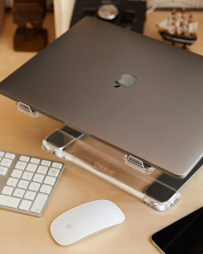 Vista 8 de Ascensor Soporte de sobremesa para laptops, Negro