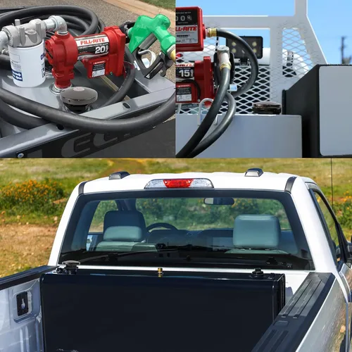 Vista 8 de Tapa de combustible con ventilación para tanque de transferencia, con cuello roscado de 2 pulgadas, Tapa de tanque de combustible diésel