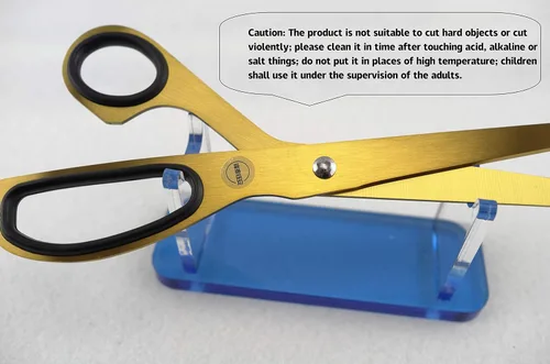 Vista 6 de Fengtaiyuan J01 Tijeras, 8in oro, acero inoxidable, oficinas, hogares, bricolaje, bordado, confección (J01)