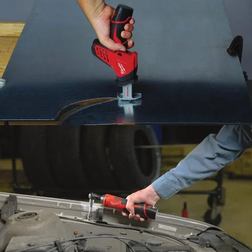 Vista 8 de Milwaukee 2498-25 M12 12V Cordless 5-Tool Combo Kit: 2407-20 3/8 in.Drill/Driver + 2462-20 1/4 in. Hex Impact Driver+2420-20 Hackzall Recip