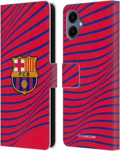 Vista 144 de Head Case Designs Funda de piel con licencia oficial del FC Barcelona Barca Crest Graphics para Samsung Galaxy A06 4G