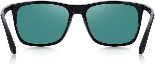 Vista 4 de Gafas de sol polarizadas OLIEYE para hombres de aluminio gafas de sol para hombre - conducción rectangular gafas de sol para hombremujer