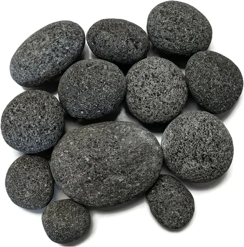 Vista 6 de Midwest Hearth Piedras de lava para chimenea y hoguera de gas (Mediano (1" - 2"))