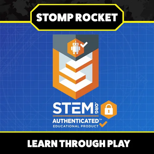 Vista 7 de Stomp Rocket The Original Squeeze Rocket, 10 cohetes, lanzacohetes de espuma suave, regalo STEM para niños y niñas, a partir de 4 años, divertidos