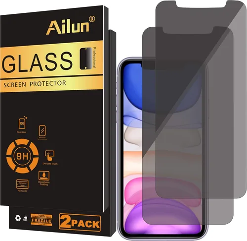 Vista 16 de Ailun - Protector de pantalla de privacidad para iPhone 11 Pro Max/iPhone XS Max [6,5 pulgadas], 2 unidades, antiespía, apto para usar con funda