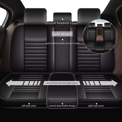 Vista 34 de TTX LIGHTING 2 fundas de asiento delantero compatibles con Subaru Ascent 2019-2024 2025, fundas de asiento de piel sintética compatibles con bolsa