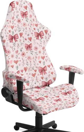 Vista 10 de Suobstales Aztec Leopard American Tribal Pattern Gaming Chair Cover Stretch Slipcover with Armrest Covers, Washable Elastic Protector Universal