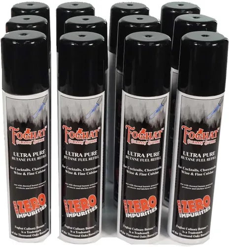 Vista 9 de Foghat - Recambio de combustible de butano culinario (3 x 2.0 fl oz), recipiente de repuesto de butano para encendedor, se adapta a todas