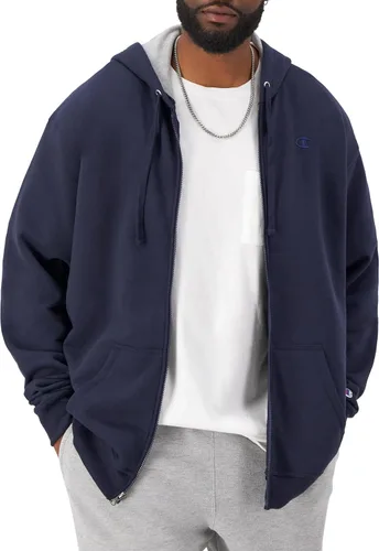 Vista 4 de Champion Men's Zip-Up Hoodie, Powerblend, Zip-Up Hoodie Sweatshirt for Men (Reg. or Big & Tall)