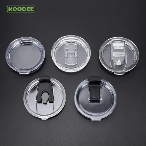 Vista 4 de Tapas de repuesto para vasos de 30 onzas, a prueba de derrames, aptas para vasos YETI Rambler y más vasos (30 onzas, 2 unidades)