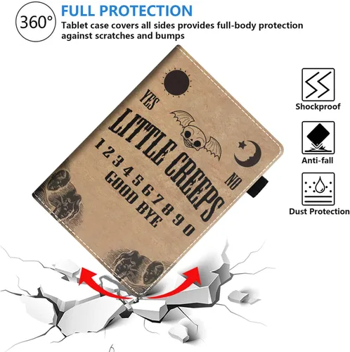Vista 5 de Funda para tableta Amazon Fire Max 11 (11 pulgadas, 13ª generación, versión 2023), funda de piel sintética con ranura para tarjeta y apagado