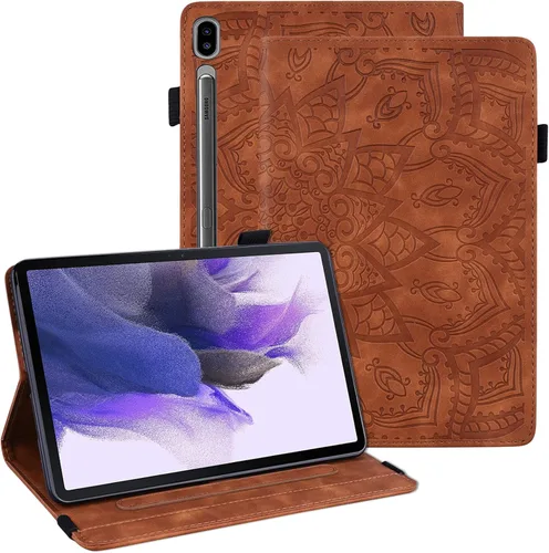 Vista 29 de Dteck Funda para tablet Galaxy Tab S8 Plus 2022/S7 FE 2021/S7 Plus 2020 de 12.4 pulgadas, piel sintética, con soporte para S Pen para Samsung Galaxy