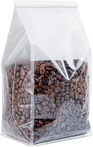 Vista 21 de Restaurantware Bag Tek - Bolsas de lazo de lata de 5.1 x 4.1 x 11.2 pulgadas con ventanas, 100 bolsas resellables con ventanas, parte inferior plana