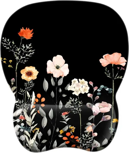 Vista 8 de EooCoo Alfombrilla ergonómica para mouse con soporte de muñeca, alfombrilla de mouse con reposamuñecas de espuma viscoelástica y base antideslizante