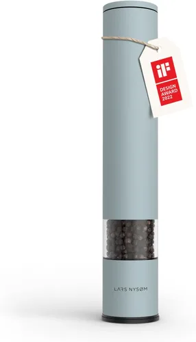 Vista 14 de LARS NYSØM - Molinillo de sal y pimienta de acero inoxidable con molinillo de cerámica ajustable, de diseño