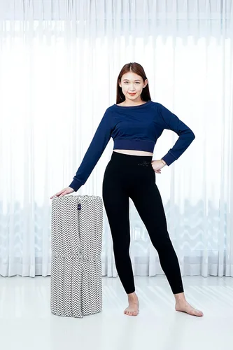 Vista 671 de Leewadee colchón tailandés enrollable para cama de invitados, tapete de yoga, para masaje tailandés, ecológico, orgánico y natural.