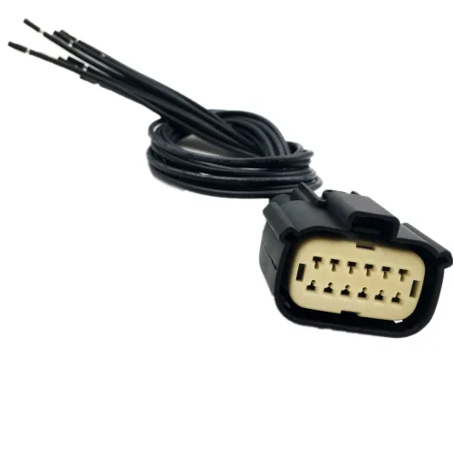 Vista 2 de Allmost - Arnés de conector halógeno para faros delanteros, compatible con Dodge Charger 2015-2018 68364272AA, color negro