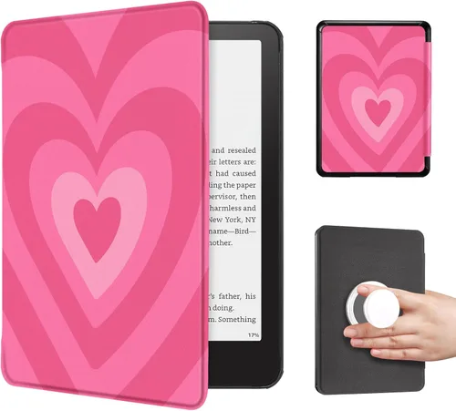 Vista 10 de CoBak Funda con cubierta magnética plegable para Kindle Paperwhite de 7 pulgadas de 12ª generación 2024 y Kindle Colorsoft - para PopSockets Grip