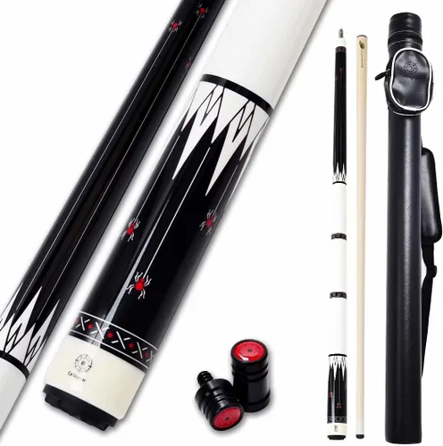 Vista 7 de Taco de piscina Collapsar con estuche rígido 1X1 y tecnología de baja deflexión para palo de billar