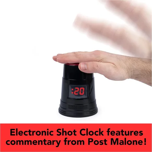 Vista 3 de Post Malone World Pong League Juego de beber cerveza para despedida de soltero juegos al aire libre con vasos de plástico y bolas de ping pong