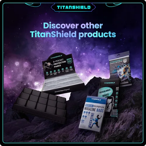 Vista 9 de TitanShield 200 fundas interiores de tarjeta de 60 micrones ultra transparentes de tamaño estándar, ajuste perfecto exacto. Perfectas para doble