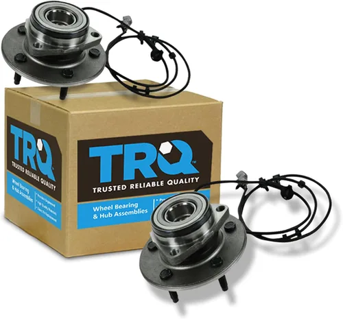 Vista 213 de Conjunto de rodamiento de rueda y buje TRQ para parte trasera izquierda y derecha, 2 piezas, compatible con Ford Expedition 2007-2010 y Lincoln