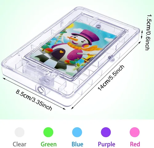 Vista 4 de Skylety Caja de rompecabezas de dinero de 5 piezas, caja de tarjetas de regalo, rompecabezas de plástico, divertido juego de máquina de pinball