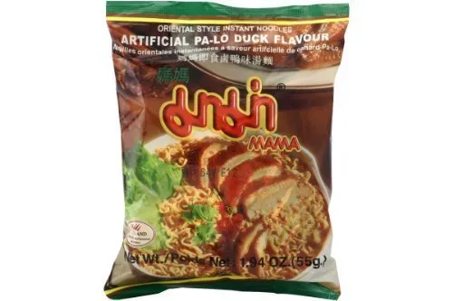 MAMA Fideos instantáneos de estilo oriental (sabor artificial de pato pa-lo) – 1.94 oz – 1.94 oz (paquete de 30)
