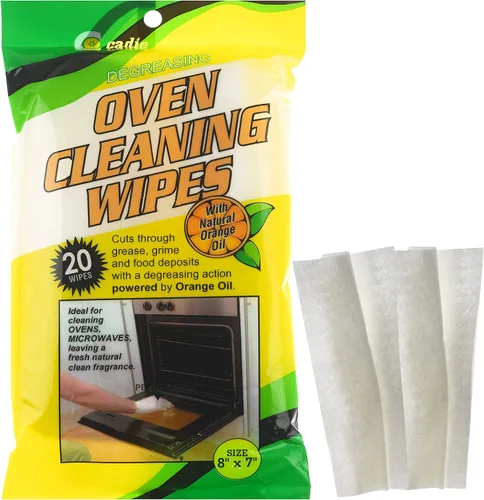 Vista 2 de Cadie Degreasing Oven Cleaning Wipes 20 Wipes